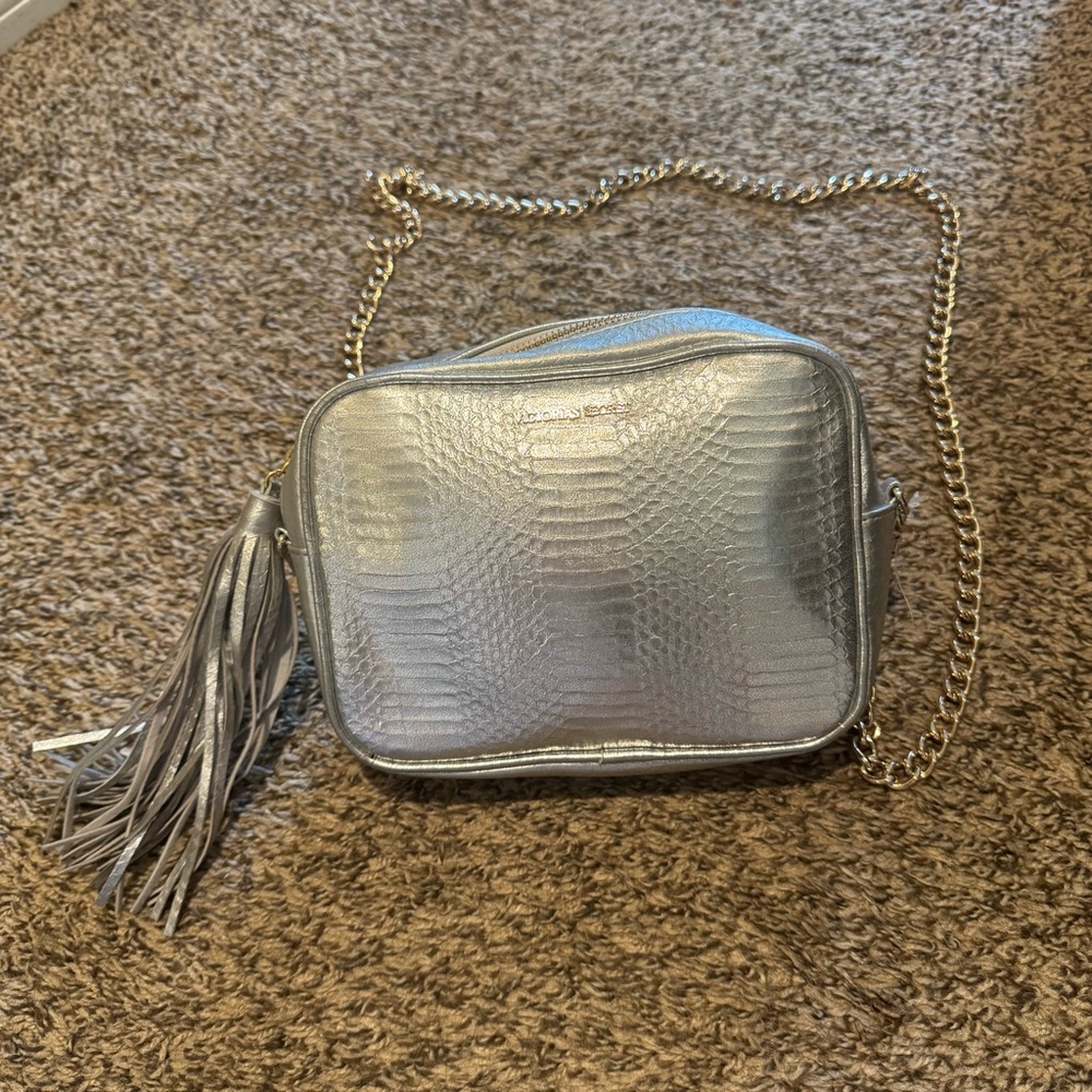 Victoria’s Secret Silver/Gold Crossbody Bag